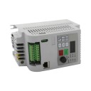 Frekvenční měnič 2,2 kW 220 V jednofázový i třífázový vstup třífázový výstup 220 V proud 10 A regulace otáček šedý na čerpadlo a motor 3