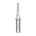 Fresa para ranhuras profundas 8 x 35 mm Reta de três arestas TCT Haste 12,7 mm 1/2 polegada Carbide CNC e fresadora superior Prata Madeira e painéis 1