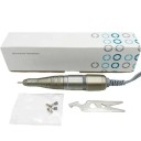 Fresadora eléctrica para unhas 65W com regulação de rotações 35000 rotações/min kit com punho H200 e pedal para manicure e pedicure 2