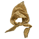 Fresca bufanda floral de 90 x 29 cm para el cuello, envoltura triangular para el cabello, diadema, cinta para el cabello, bufandas 5