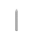 Frese di incisione piramidali 60° x 0,2 mm Set da 10 pz Frese CNC in carburo cementato Codolo 3,175 mm Lunghezza 30 mm Insegne e loghi 1