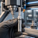 Freza 7 x 20 mm do rowków i wycięć Trójzębna TCT Trzonek 1/2 cala 12,7 mm Węglik Prosta Freza CNC Srebrna Drewno i płyty wiórowe 4