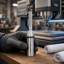 Fréza do horní frézky 6 x 30 mm Rovná trojbřitá Stopka 1/2 palca 12,7 mm Břity z tvrdokovu TCT CNC Strieborná Drevo a drevotrieskové dosky 5