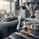 Frézovací nástroj na drážky 8 x 26 mm Trojbřitý TCT Stopka 1/2 palce 12,7 mm Tvrdokov Rovná CNC fréza Stříbrný Dřevo a dřevotříska 4