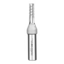 Frézovací nástroj na drážky 8 x 26 mm Trojbřitý TCT Stopka 1/2 palce 12,7 mm Tvrdokov Rovná CNC fréza Stříbrný Dřevo a dřevotříska 1