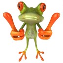 Frog Car Sticker 4