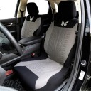 Front Seat Cover Set 2 pcs Tyre Print with Butterfly Protective Covers for Car Seats Polyester Stylish Pattern Easy Maintenance 9