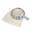 Frugtplukker med bomuldspose Metalring med afrundede fingre Diameter 16 cm Klemme til montering på stang Frugtsamling fra træer 1
