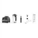 Frullatore da tavolo BioloMix 2200 W 3 HP con timer e regolazione della velocità Contenitore 2 l senza BPA Nero Per smoothie e tritatura del ghiaccio 6