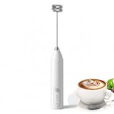 Frullatore elettrico per latte 3 velocità Ricarica USB-C 300 mAh Lunghezza 23 cm Frusta in acciaio inossidabile Frullatore per caffè latte 10