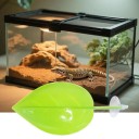 Frunză din plastic cu ventuză 7,2 x 18,5 cm pentru reptile, decor teraristic, platformă de încălzire pentru reptile 10