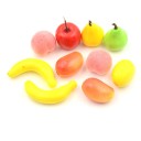 Frutas e legumes para boneca 10 pcs 4