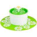 Fuente automática de agua para gatos con flor Capacidad 1,6 l Filtro y bomba Adaptador 12 V Consumo 2 W Dimensiones 19 x 19 x 16 cm 7