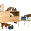 Fuente automática inalámbrica para gatos, dispensador de agua de 2,2 L con sensor infrarrojo, fuente inteligente de plástico, batería de 2600 mAh. 4