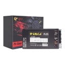 Fuente de PC modular Flex ATX 16,5 x 8,2 x 4 cm 600 W con PFC activo y entrada de 110–240 V en caja metálica negra para ordenador de juegos mini-ITX 1