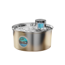 Fuente para gatos de acero inoxidable de 3,2 l con sensor automático y carga USB. Dispensador de agua para la hidratación de mascotas. 4