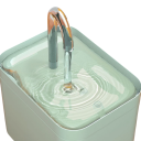 Fuente para gatos ultra silenciosa de 1,5 l con filtro recirculante USB Dispensador de agua automático 3 modos de flujo Protección contra sobrecalentamiento Agua limpia 2