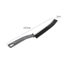 Fugenreinigungsbürste 23,5 x 2 cm, harte Borsten, für Fugen und Ecken, Haushaltsreinigungsbürste, Küche, Bad, Fliesen 3