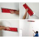 Fugenspachtel 40 x 15 cm Kunststoff und rostfreier Stahl Breites Fugenglätter Professionelles Werkzeug zum Spachteln und Glätten von Putz 3