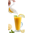 Fugleformet citruspresser 12 x 3,5 x 5,1 cm Gennemsigtig manuel citronskivepresser Original juicer Plastikpresser Køkkentilbehør 2