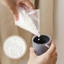 Fugtabsorber til skab 6 x 13,3 cm Grå affugter med gardin Udskiftelig refill med aromatiske tabletter Mod skimmelsvamp og lugt 2