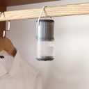 Fuktabsorberande skåp 6 x 13,3 cm Grå avfuktare med gardin Utbytbar påfyllning med aromatiska tabletter Mot mögel och lukt 4
