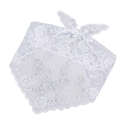 Fular triunghiular din dantelă 130 x 45 cm Fular floral pentru păr și gât Bandă pentru păr Accesoriu de călătorie ușor Patru anotimpuri 12