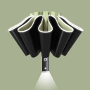 Fuldautomatisk paraply med LED-lommelygte 5