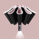 Fuldautomatisk paraply med LED-lommelygte 4