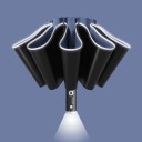 Fuldautomatisk paraply med LED-lommelygte 2