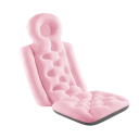 Full Body Badkussen 93 x 40 cm Gevoerde Badmat met Hoofdsteun Antislip Ontspanningskussen Polyester Vulling 2
