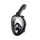 Full Face Diving Mask Size L/XL 19x13 cm with Panoramic View and Earplugs for Comfortable Snorkelling and Swimming 2