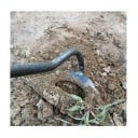Fully Steel Hardened Hollow Hoe 34 x 16 cm Metal Garden Tool Silver Black for Weeding Digging and Soil Cultivation in the Vegetable Garden 6
