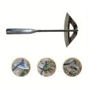 Fully Steel Hardened Hollow Hoe 34 x 16 cm Metal Garden Tool Silver Black for Weeding Digging and Soil Cultivation in the Vegetable Garden 9
