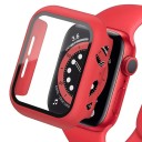 Funda a prueba de golpes para Apple Watch de 45 mm, vidrio templado de 360° y marco protector para Series 7, 8, 9, máxima protección de la pantalla 10