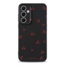 Funda con cerezas para Samsung Galaxy A16 Silicona y resistente Bisel elevado alrededor de la cámara Superficie rugosa Inscripción Cute Cherry Para cada día 8