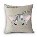 Funda de almohada con lindo gatito J3400 15