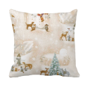 Funda de almohada con temática navideña 14