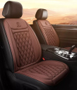 Funda de asiento calefactable Funda de asiento de coche calefactable de algodón 12 - 24 V 2 uds. 3