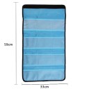 Funda de bolsillo para filtros de objetivo 59 x 33 cm para diámetros de 25–82 mm 6 bolsillos Funda protectora grande para fotógrafos 2