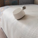 Funda de chenilla para sofá Antideslizante 90 x 120 cm Tejido jacquard con motivo de árboles Lavable Para sofá de salón 9