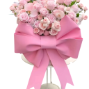 Fundă de Crăciun din catifea 50 x 60 cm Decorare mare pentru vârful bradului și ușile din față Ornament elegant pentru decorarea festivă 2