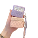 Funda de cuero altamente protectora para auriculares AirPods Pro 2, a prueba de polvo, resistente a arañazos, golpes, con acceso a todos los puertos y botones 2