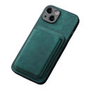 Funda de cuero vintage con billetera magnética para iPhone 17 Pro Max Cubierta desmontable con soporte para tarjetas de cuero PU TPU 7