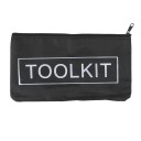Funda de herramientas textil 19 x 11 cm Bolsa pequeña para herramientas con práctico cierre resistente Funda para almacenamiento 9