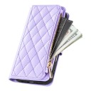 Funda de libro acolchada para Samsung Galaxy A36 Resistente Bolsa con cremallera Bolsillos para tarjetas Cierre magnético Correa para muñeca 2