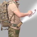 Funda de nailon para linterna con rotación de 360 grados Funda para linterna táctica con rotación de 360 grados 2