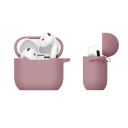 Funda de silicona completa para Apple AirPods 4 con mosquetón, bolígrafo de limpieza y correa de mano, funda protectora 4