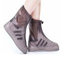 Funda de silicona impermeable para zapatos Material duradero Superficie antideslizante Cierre de cremallera Reutilizable 6