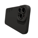 Funda de silicona mate con protección de lente para iPhone 15 Plus 4